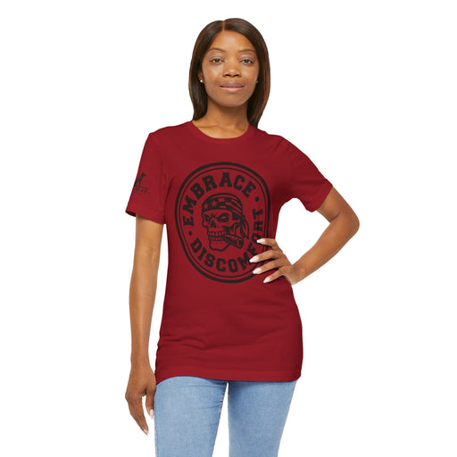 Embrace Discomfort – Skull Patriot Tee