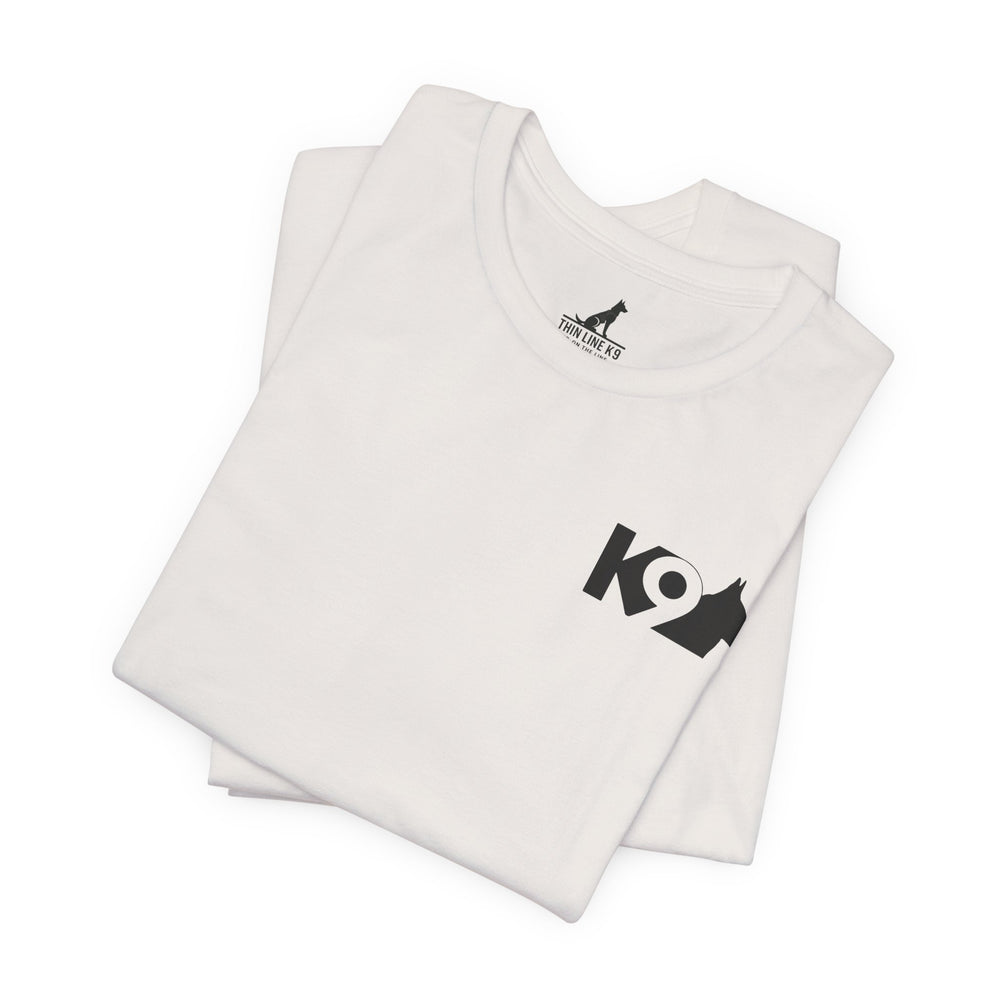 Patriotic K9 American Flag Tee