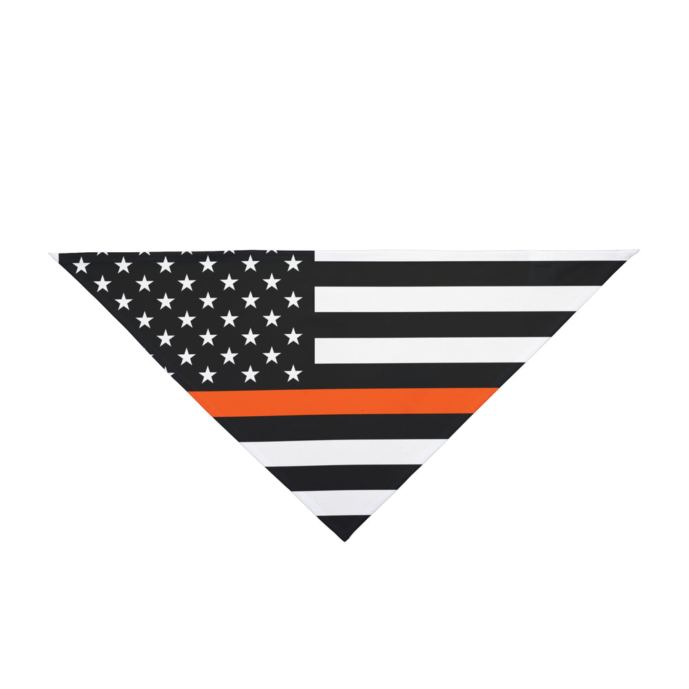 Search & Rescue Dog Bandana – Thin Orange Line Flag