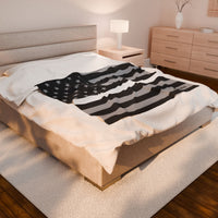Thin White Line Blanket