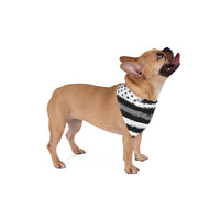 Corrections Thin Silver Line Flag Dog Bandana