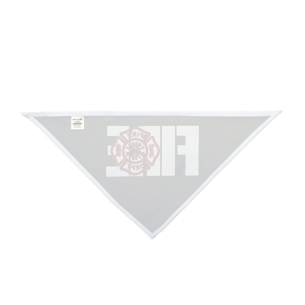 Maltese Cross Firefighter Support Dog Bandana