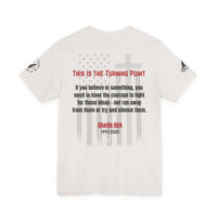 Charlie Kirk Memorial Tee – “This Is the Turning Point”