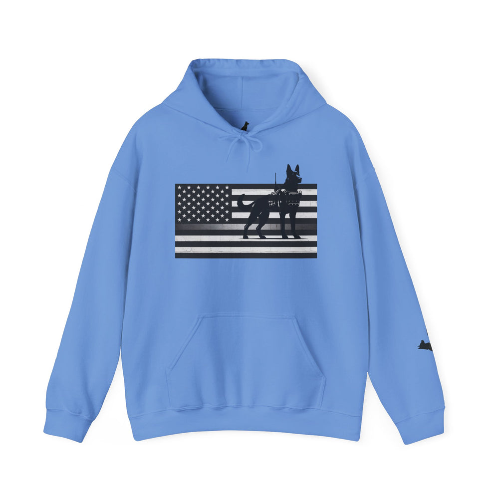 Thin Silver Line K9 Hoodie – Loyalty Wears a Badge