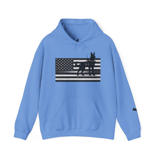 Thin Silver Line K9 Hoodie – Loyalty Wears a Badge