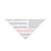 Thin Orange Line Flag Dog Bandana