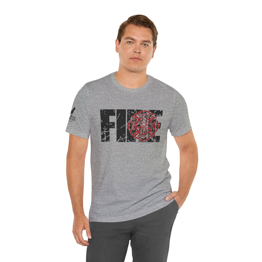Firefighter Support Tee with Emblem