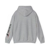 Firefighter Skull Thin Red Line Flag Hoodie Sweatshirt