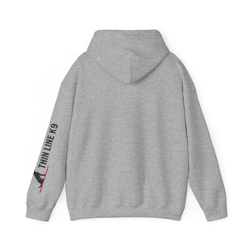 Firefighter Skull Thin Red Line Flag Hoodie Sweatshirt