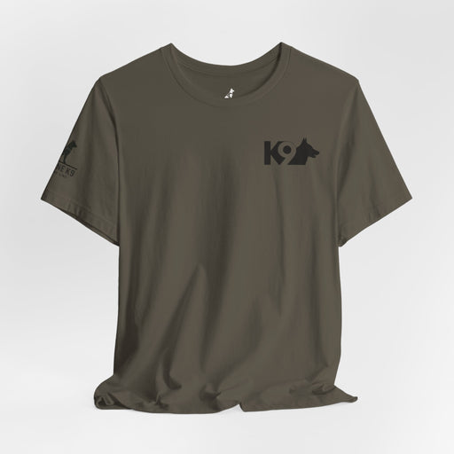 Patriotic K9 American Flag Tee