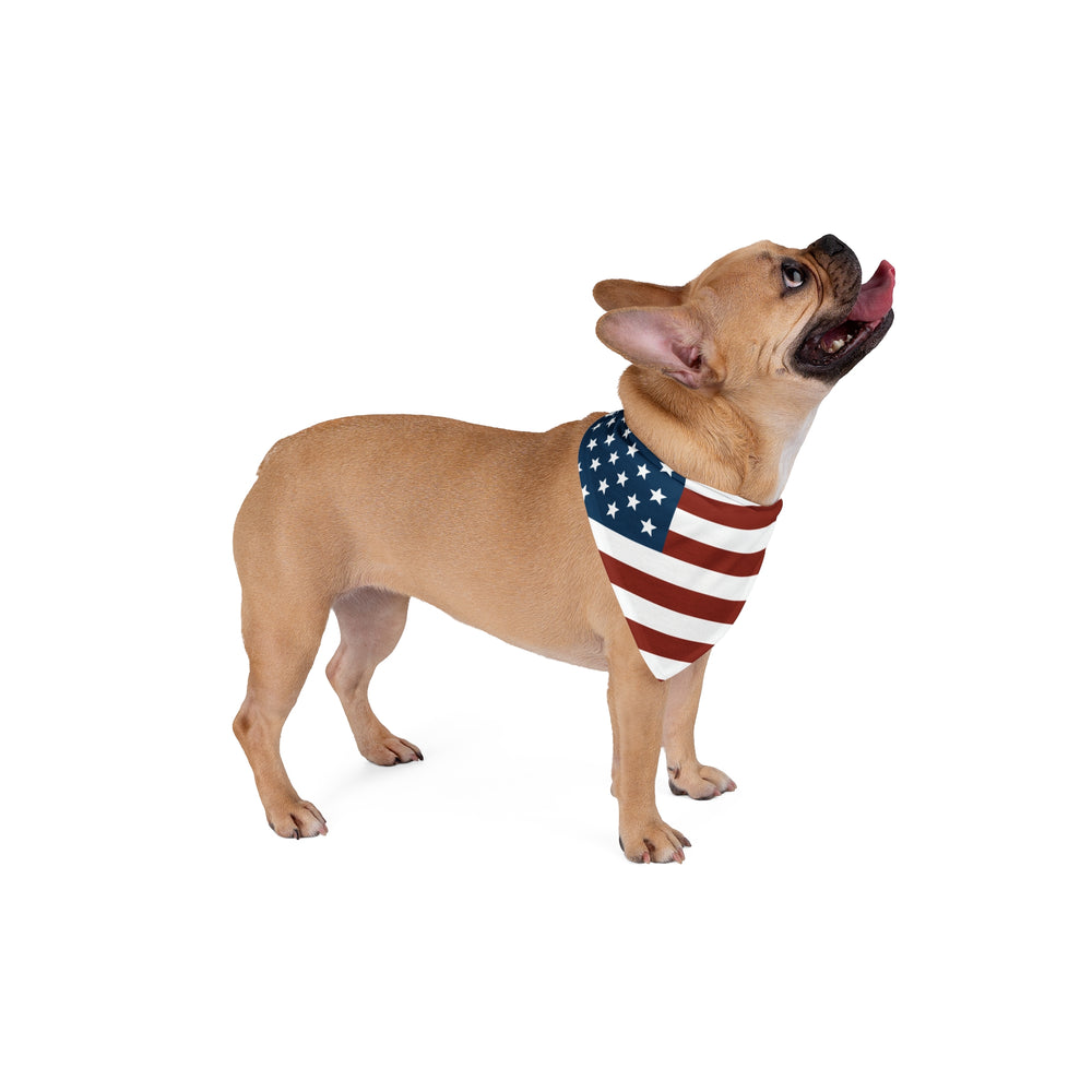 Born to Bark Free – American Flag Dog Bandana