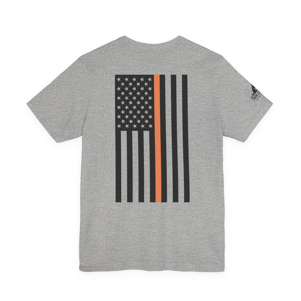 DPW Thin Orange Line Tee – Built for the Backbone