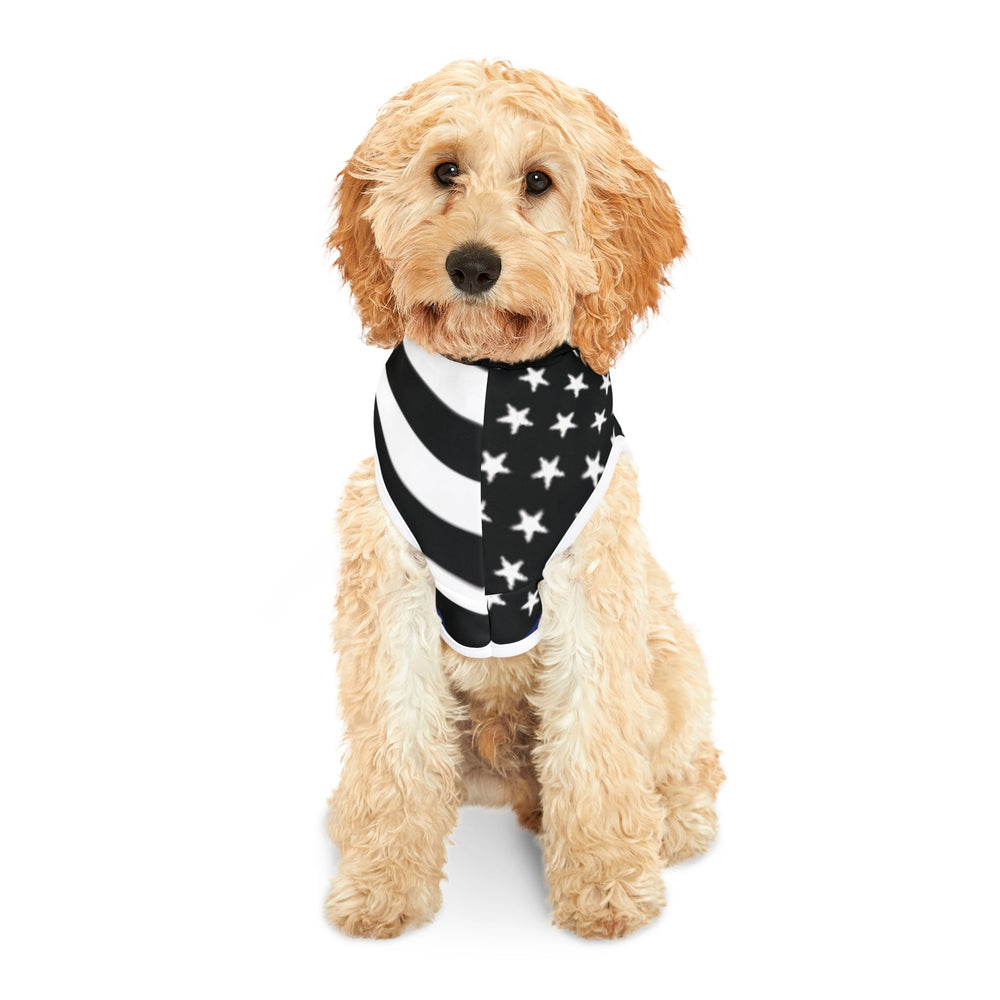 Thin Blue Line Flag Dog Hoodie