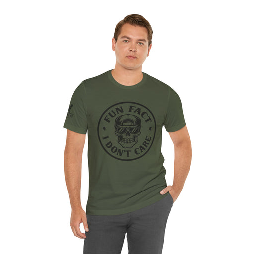 Fun Fact: I Don’t Care – Skull Tee