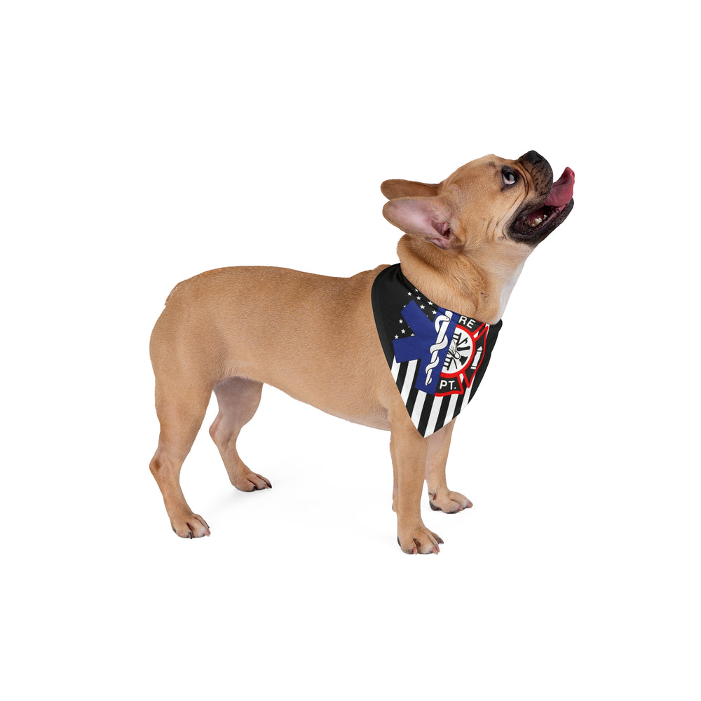 EMT Flag Dog Bandana