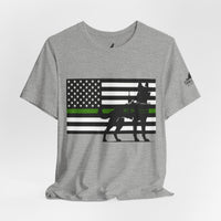 Thin Green Line Patriot Tee – Military & Federal Support