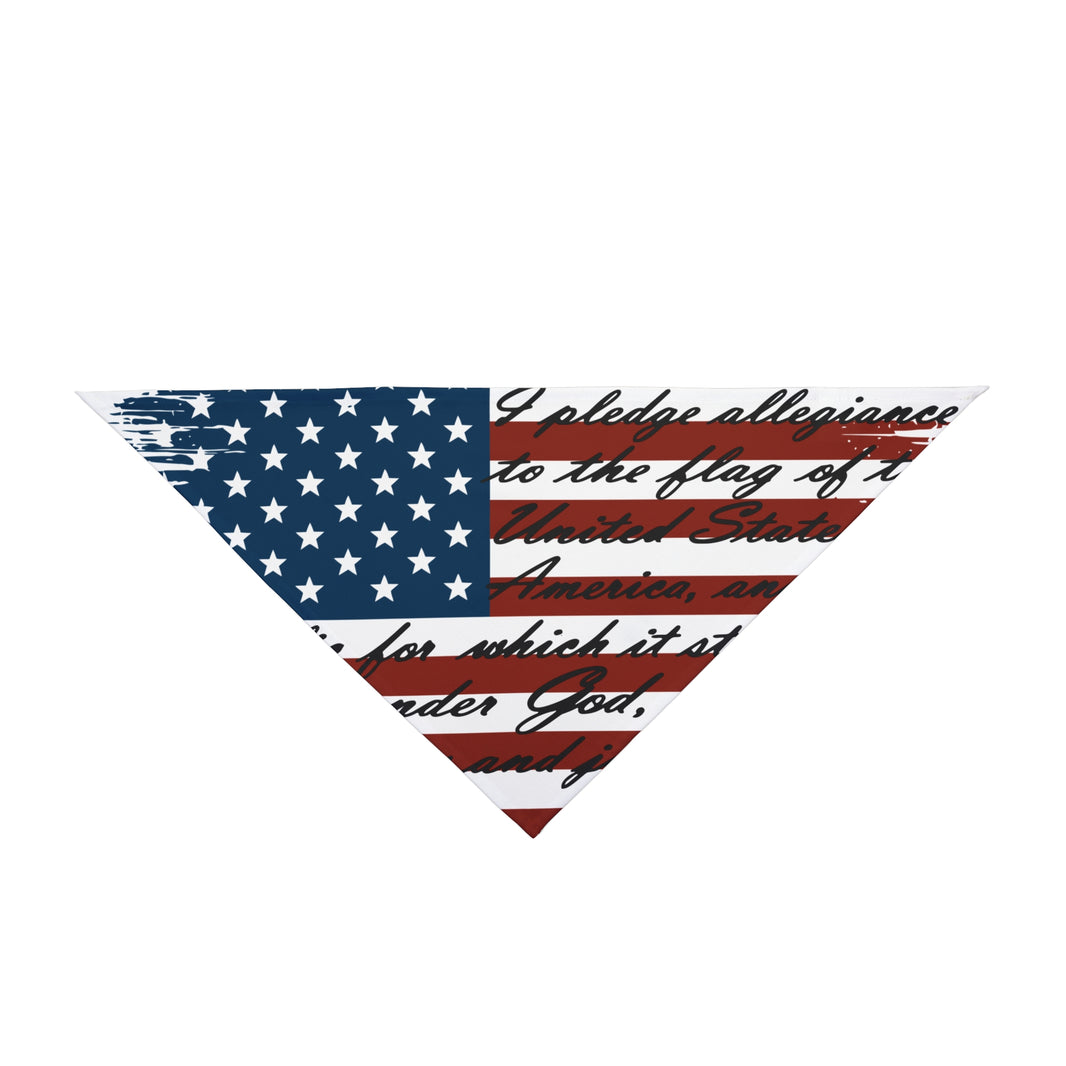 image Pledge of Allegiance Dog Bandana
