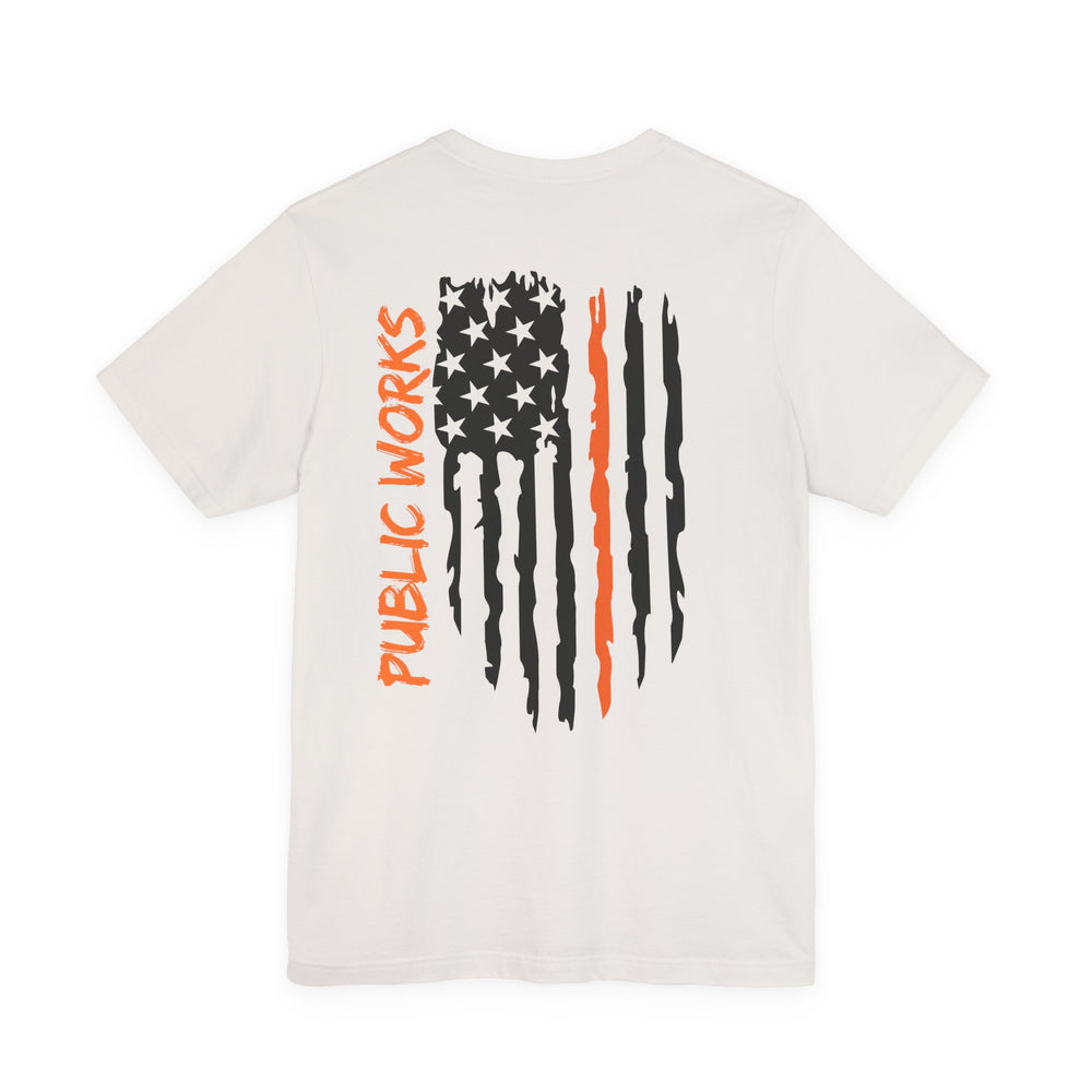 Thin Orange Line Tee – Department of Public Works