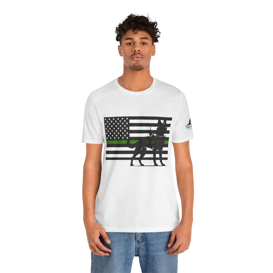 image Thin Green Line Patriot Tee – Military & Federal Support