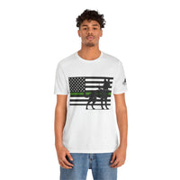 Thin Green Line Patriot Tee – Military & Federal Support