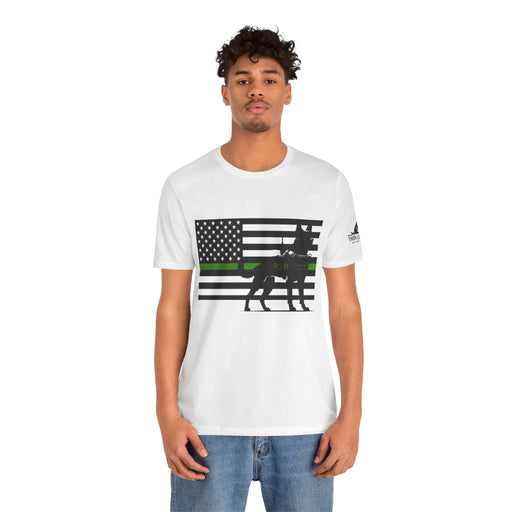Thin Green Line Patriot Tee – Military & Federal Support
