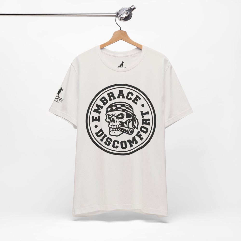 Embrace Discomfort – Skull Patriot Tee
