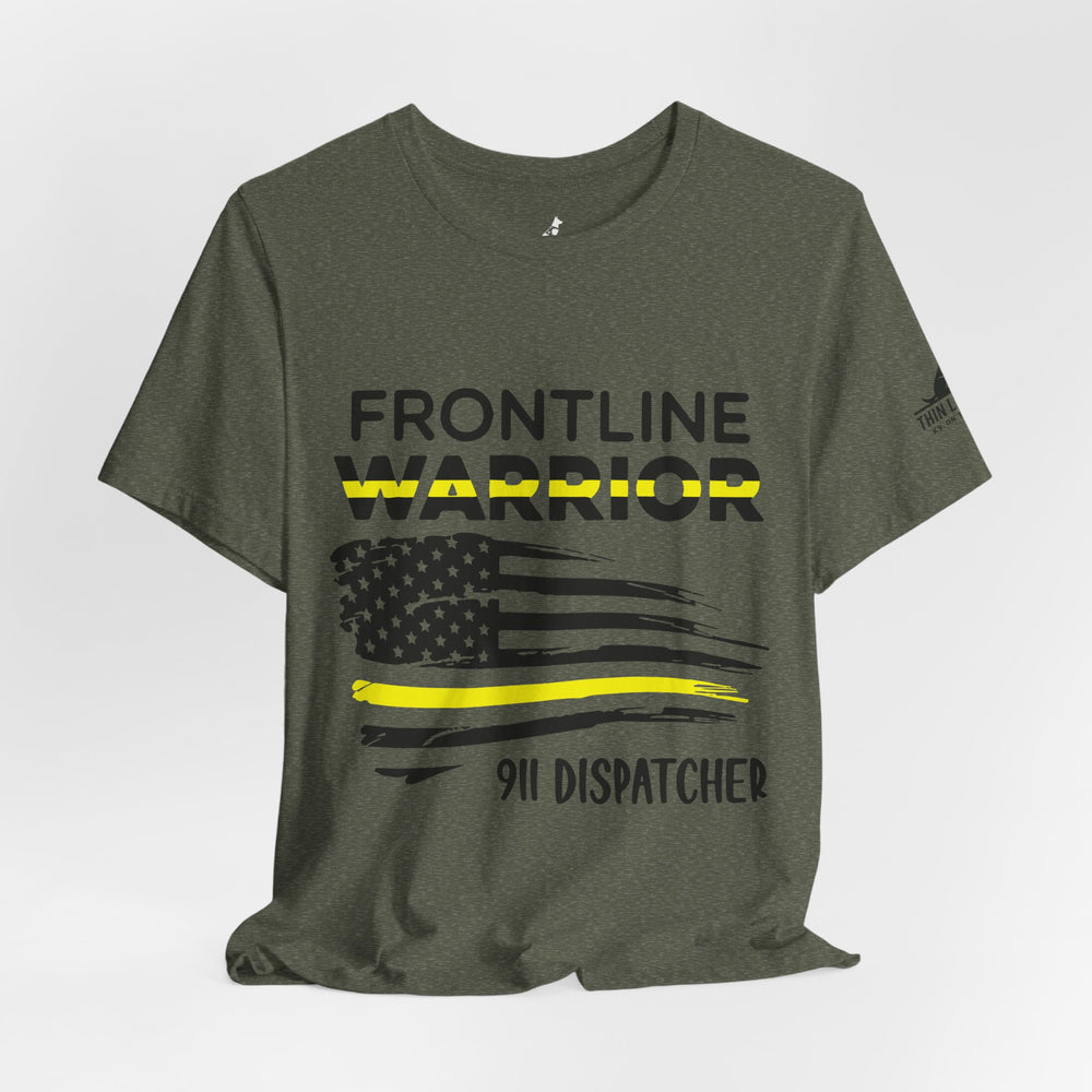 Frontline Warrior 911 Dispatcher T-Shirt – Thin Yellow Line Pride