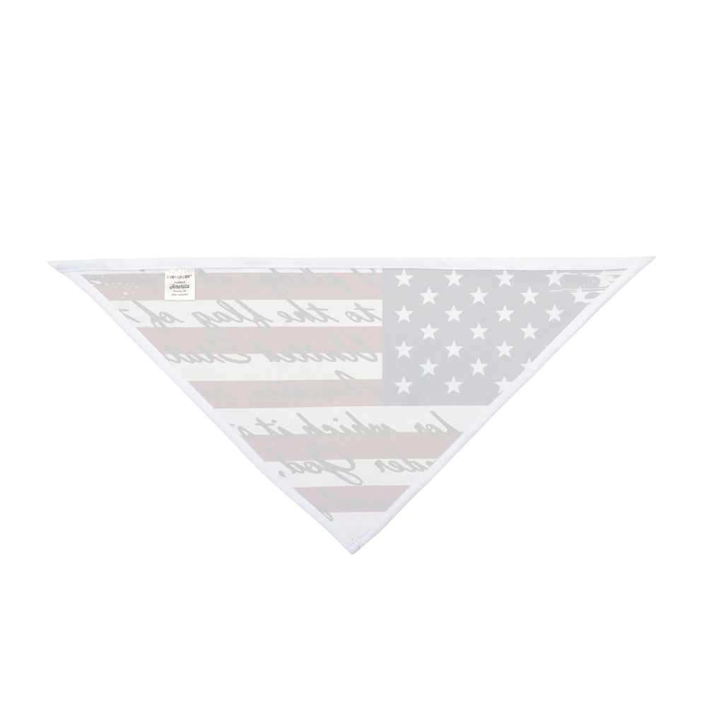 Pledge of Allegiance Dog Bandana