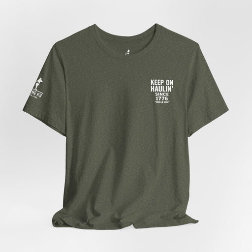 American Hauler – Distressed Flag Truck Tee