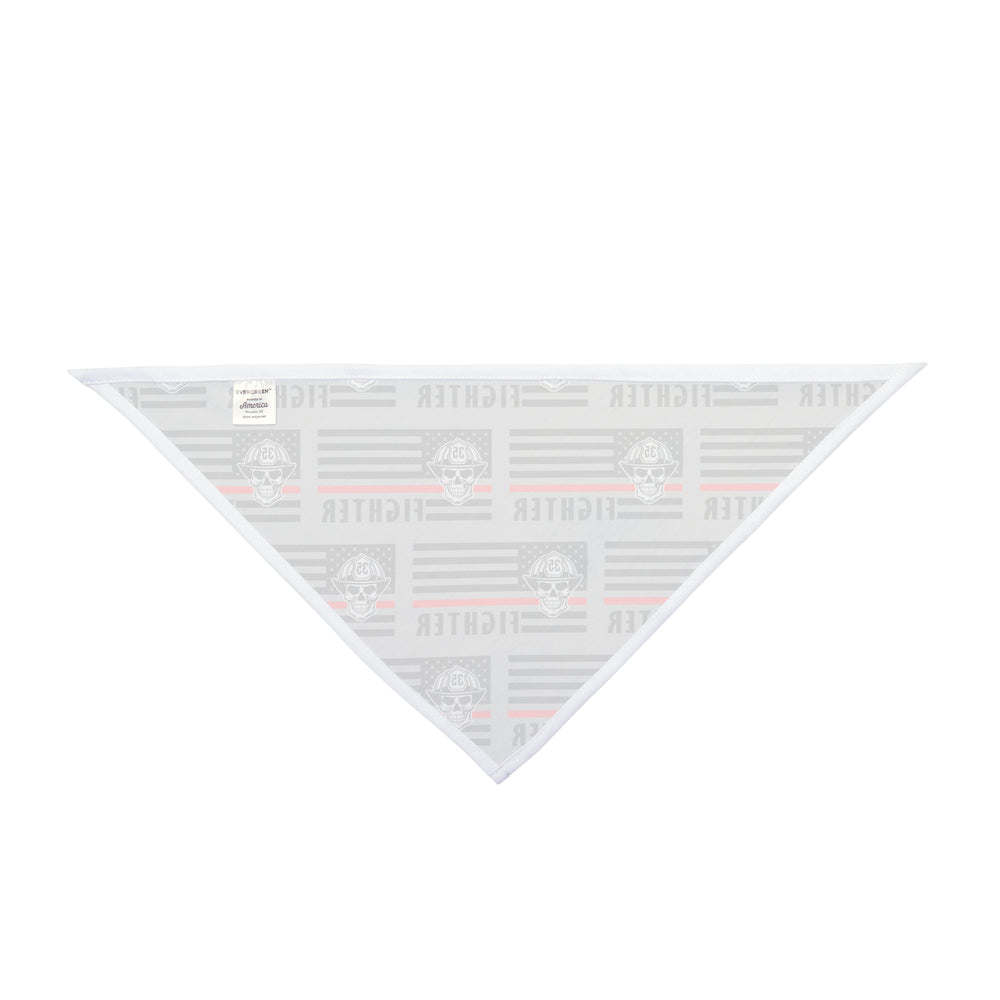 Thin Red Line Flag Dog Bandana | I Heart Fire Fighters | Pet Accessories | Support Fire K9 | Fire Fighter Gift