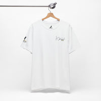911 Dispatcher Heart T-Shirt – Thin Yellow Line Word Art