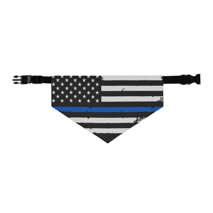 Thin Blue Line Flag Dog Bandana