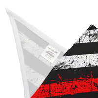 Distressed Thin Red Line Flag Dog Bandana