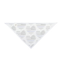 Thin Blue Line Flag Heart Dog Bandana