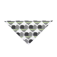 Thin Green Line Heart Dog Bandana