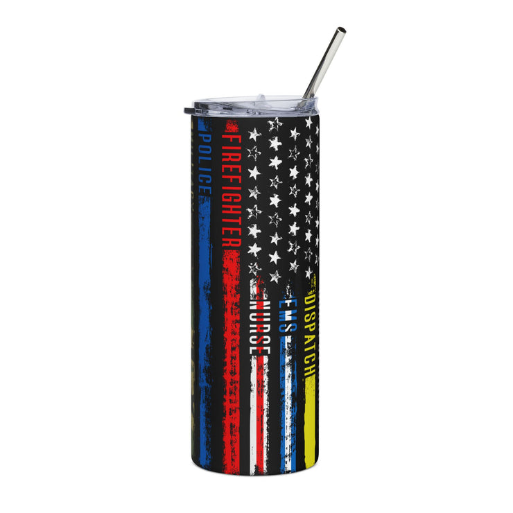 United We Stand – Thin Line Flag Tumbler