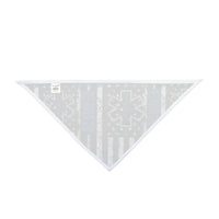 K9 EMT Dog Bandana – Thin White Line with EMS & Blue Line Support