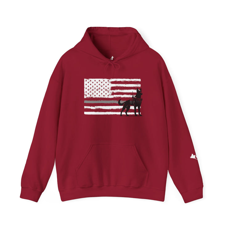 Thin Silver Line K9 Hoodie – Loyalty Wears a Badge