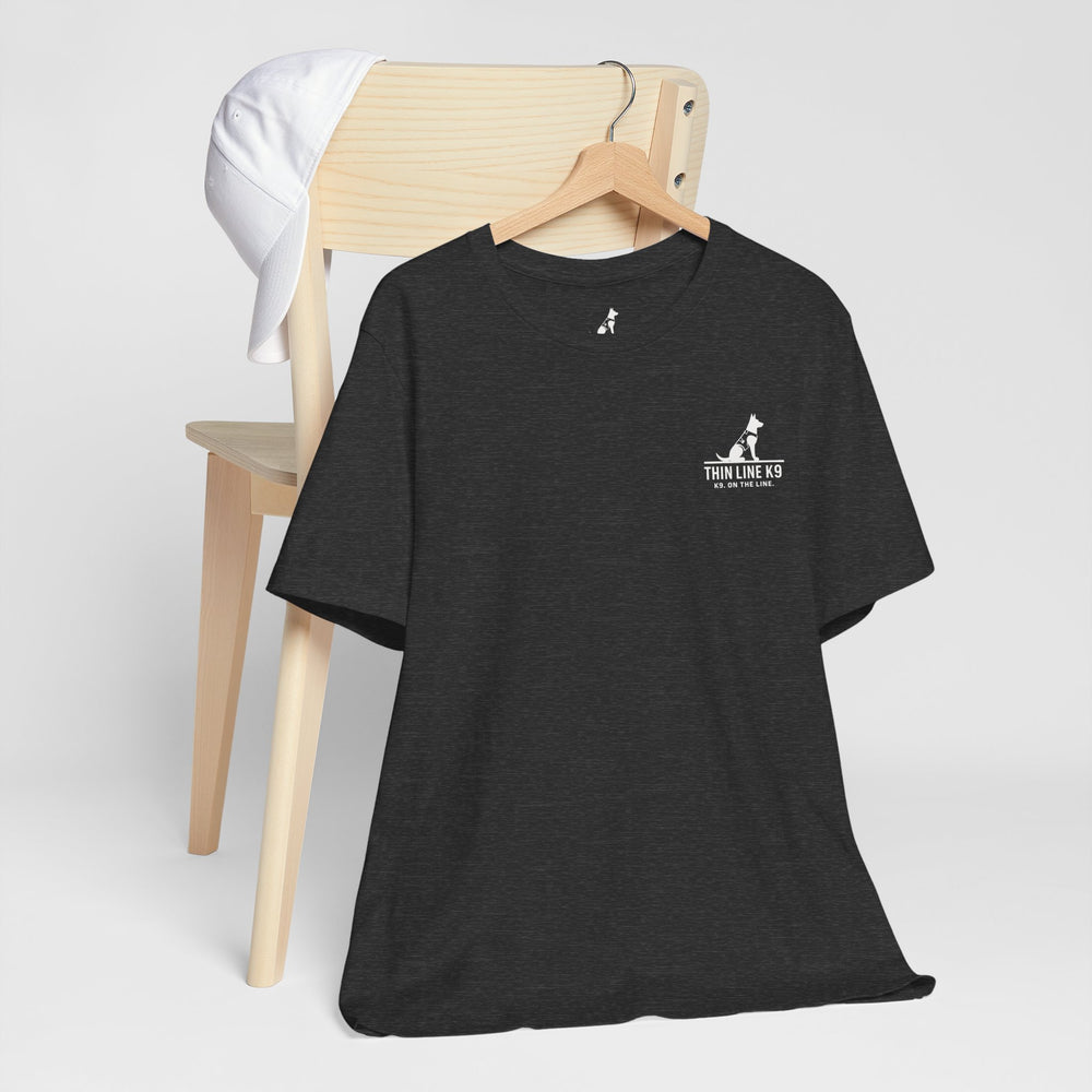 Wired to Work – Electrician Flag Tee