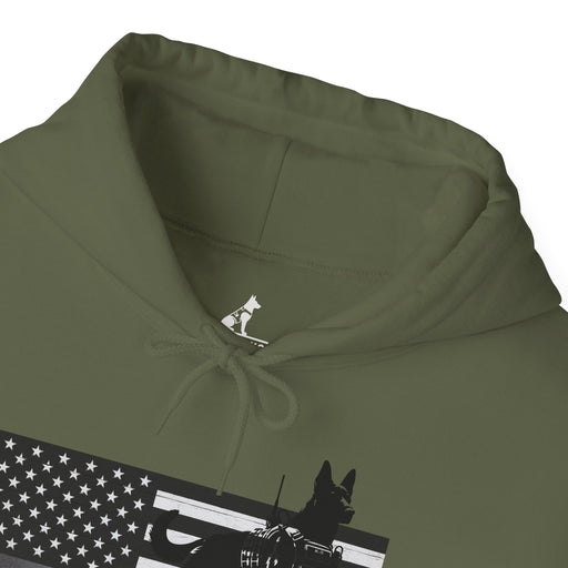 Thin Silver Line K9 Hoodie – Loyalty Wears a Badge