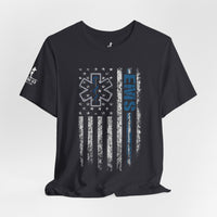 EMS American Flag T-Shirt - Thin White Line