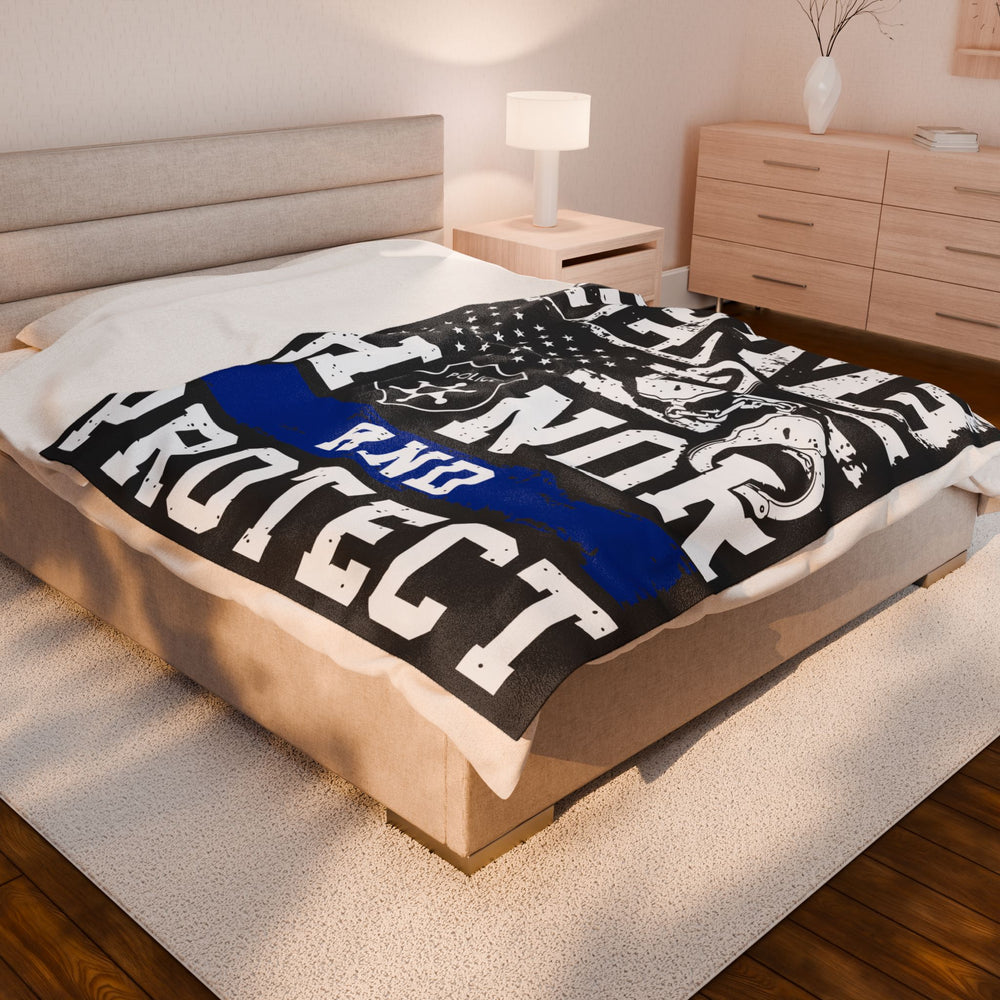 Serve Honor Protect Law Enforcement Plush Blanket