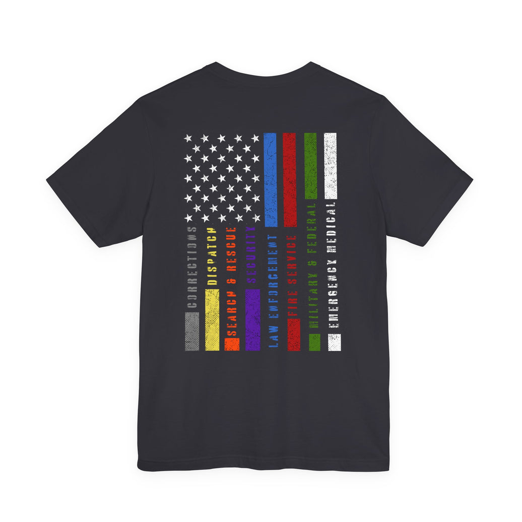 United Lines American Flag Tee – Honoring Every Service