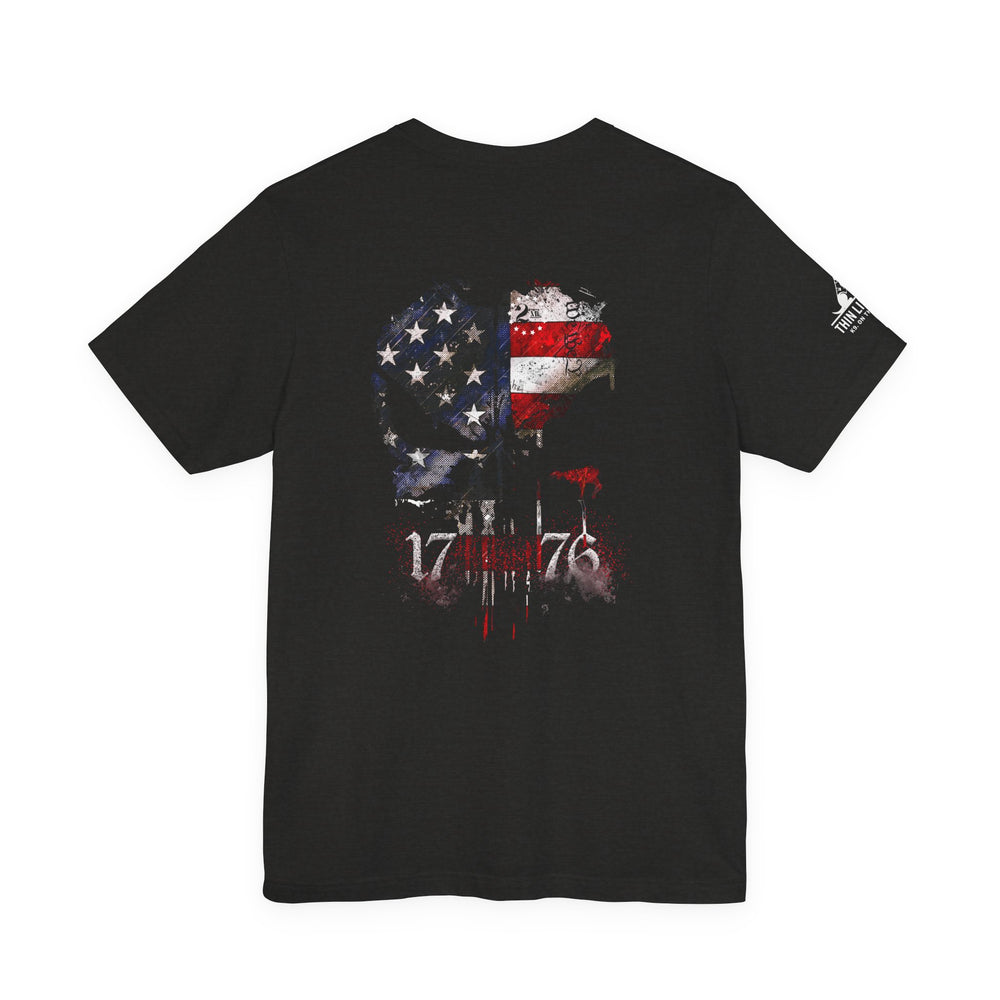 1776 Punisher American Flag Tee