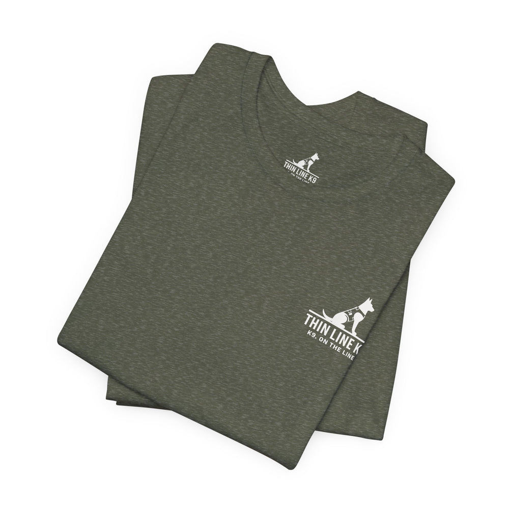 Wired to Work – Electrician Flag Tee