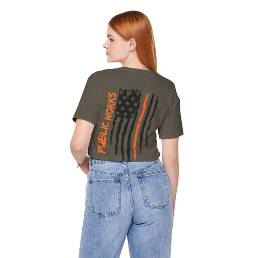Thin Orange Line Tee – Department of Public Works