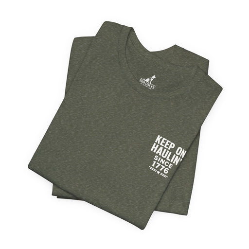 American Hauler – Distressed Flag Truck Tee