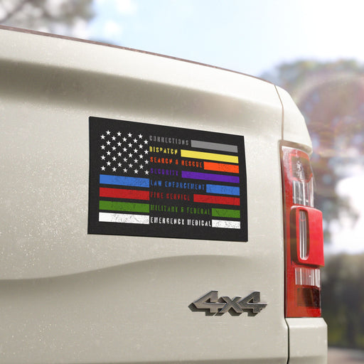 United Thin Line Car Magnet – Honor Every Service