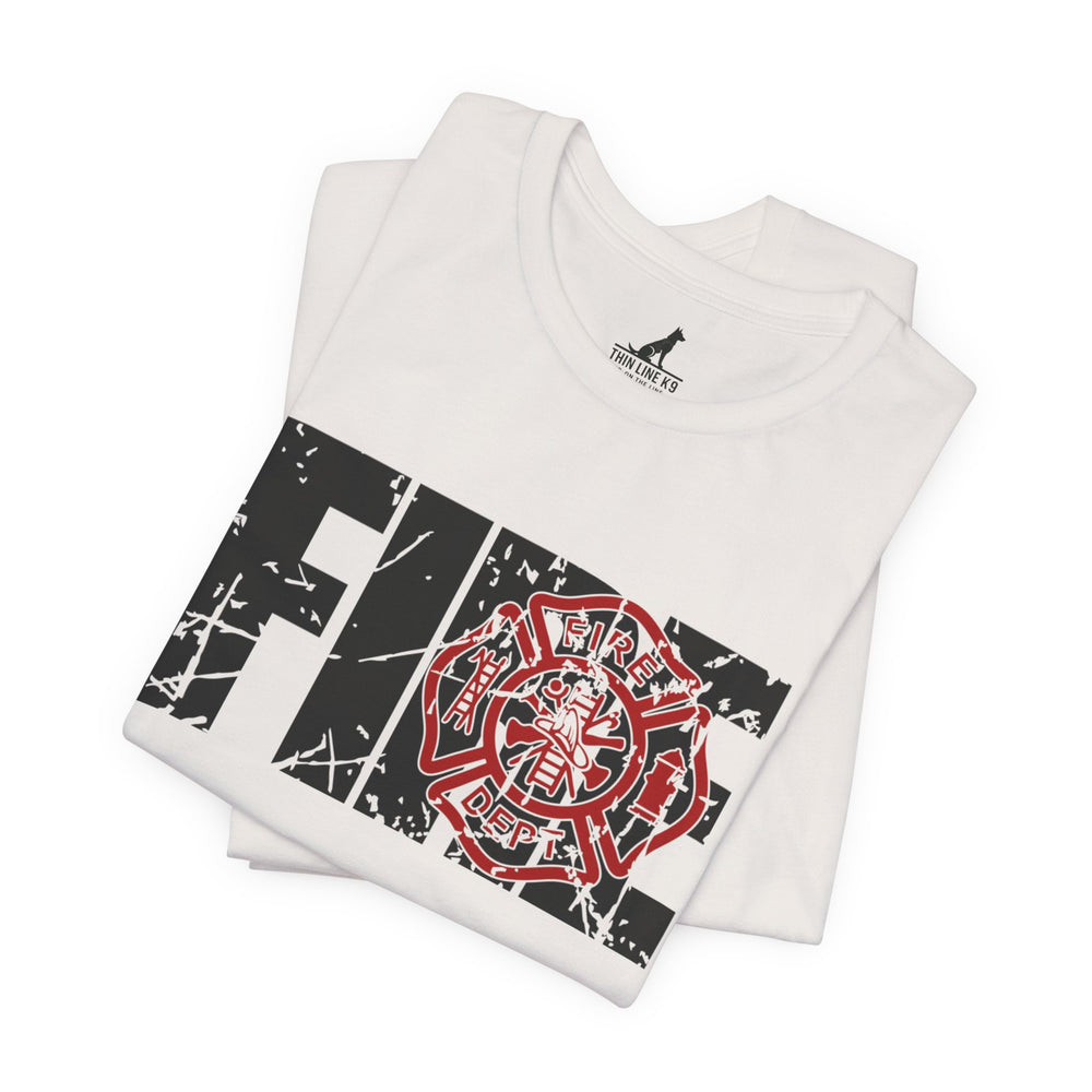 Firefighter Support Tee with Emblem