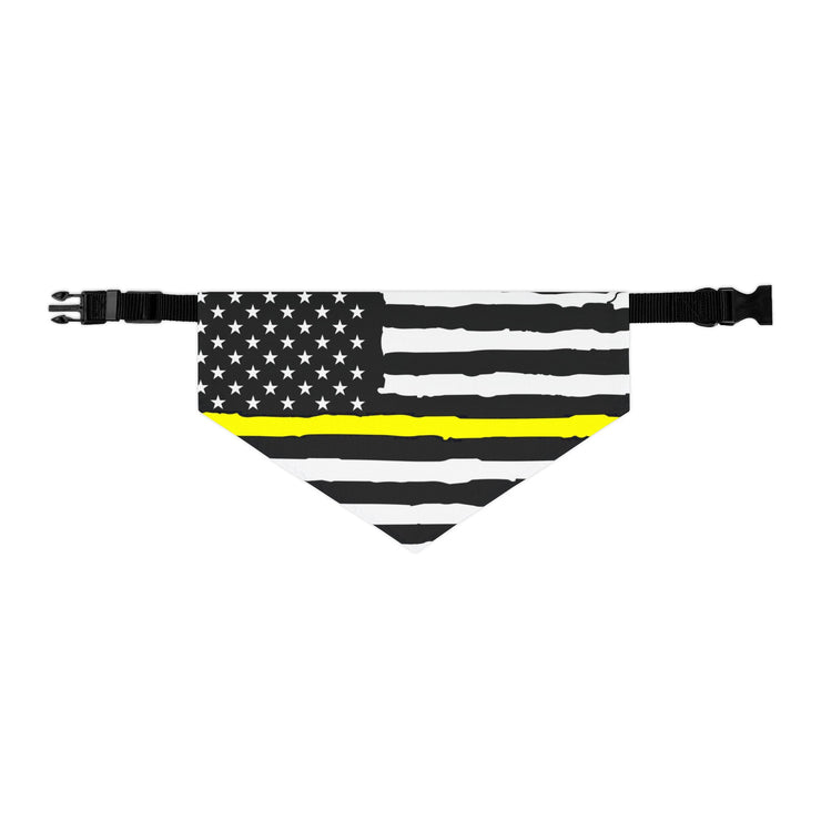 Thin Yellow Line Dog Bandana